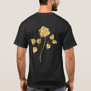 Camiseta Rosa de oro (rosa de oro)