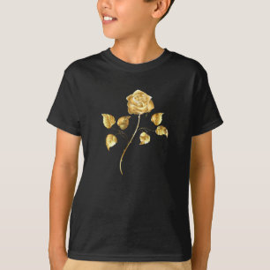 Camiseta Rosa de oro (rosa de oro)
