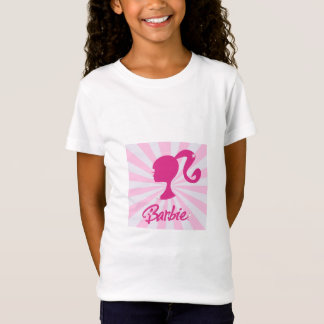 Camiseta Rosa de silueta de Barbie Fille - Estilo