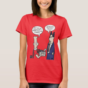 Camiseta rosa de una Personalizado despojada