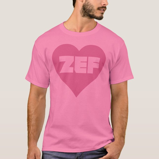 CAMISETA ROSA DE ZEF (Anverso)