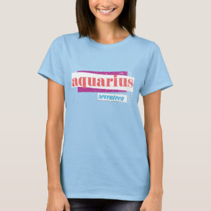 Camiseta Rosa del acuario