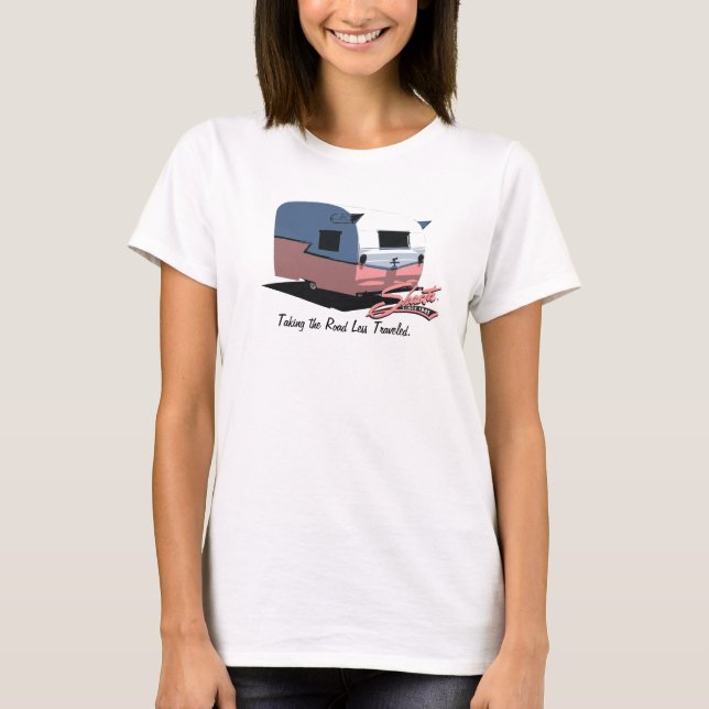 Camiseta Rosa del campista de Shasta (Anverso)