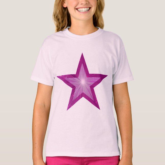Camiseta rosa del chica Estrella (Anverso)