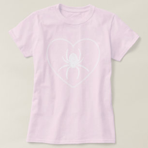 Camiseta rosa del corazón
