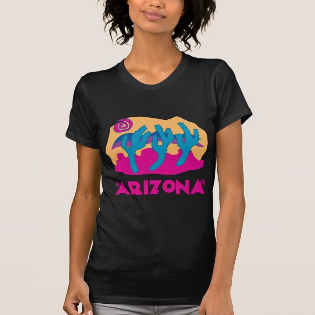 Camiseta Rosa del desierto de Arizona (Anverso)