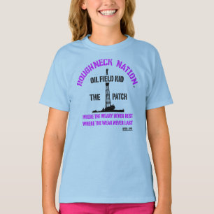 Camiseta Rosa del NIÑO del CAMPO PETROLÍFERO