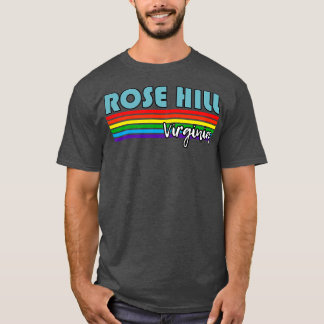 Camiseta Rosa del Orgullo de Virginia Rosa Hill Regalo LGBT