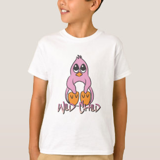 Camiseta Rosa del WC del pingüino
