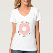 Camiseta rosa divertida DONUT con juego de palabra