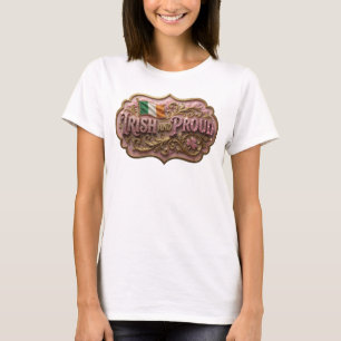 Camiseta Rosa Elegante ORGULLOSA IRLANDESA