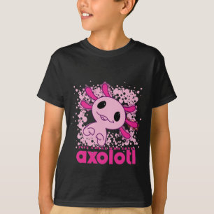 Camiseta Rosa Es Sólo Un Chica Que Ama A Axolotl