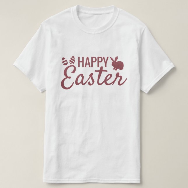 Camiseta Rosa Feliz Pascua (Diseño del anverso)