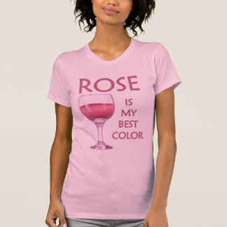 Camiseta Rosa Fiesta de vino divertida