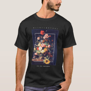 Camiseta Rosa floral Art Flor Calzado estético Casual