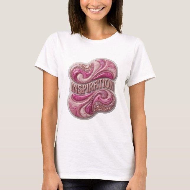 Camiseta Rosa INSPIRACIÓN Limpia (Anverso)
