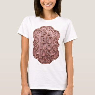 Camiseta Rosa Intenso FABULOSO Diseño Personalizado