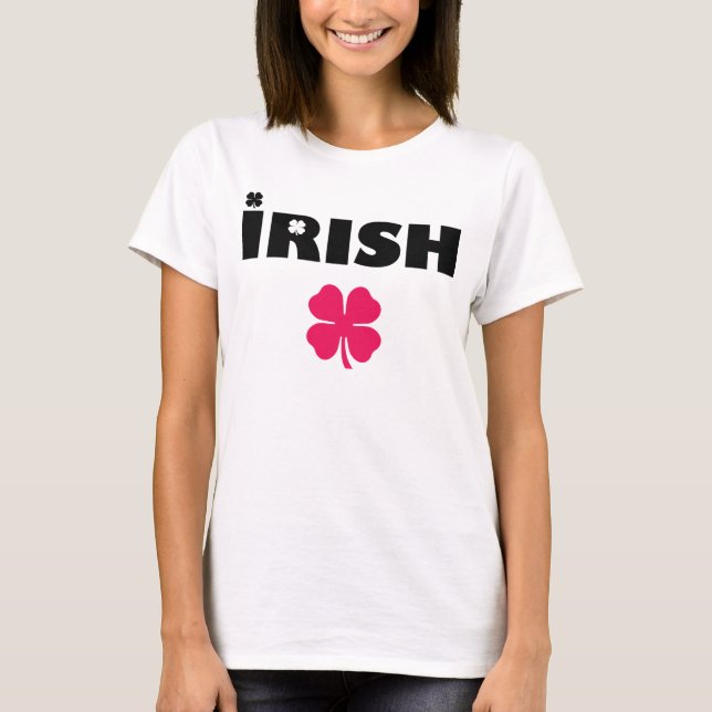Camiseta Rosa irlandés H (Anverso)