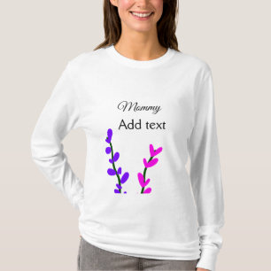 Camiseta Rosa lila lavanda mamá día de la madre regalo de m