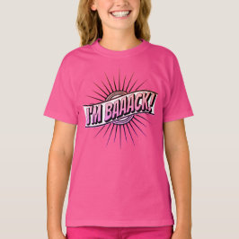 Camiseta Rosa lindo, estoy de vuelta a la escuela