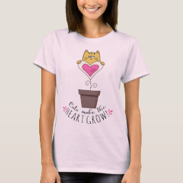 Camiseta - Rosa - Los Gatos Hacen que el Corazón C