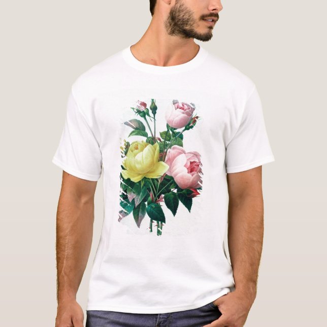 Camiseta Rosa Lutea y Rosa Indica (Anverso)