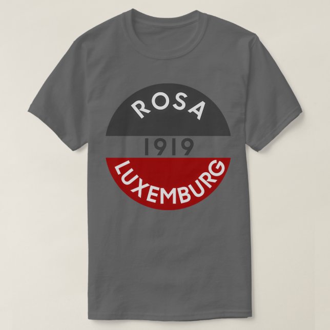 Camiseta Rosa Luxemburg 1919 (Diseño del anverso)