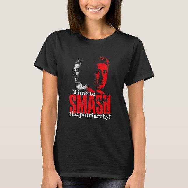 Camiseta Rosa Luxemburgo - Momento De Romper El Patriarcado (Anverso)