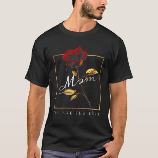 Camiseta ROSA Mamá, eres el mejor día feliz de la madre