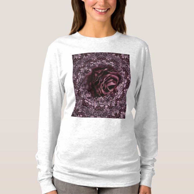 Camiseta Rosa Mandala (Anverso)