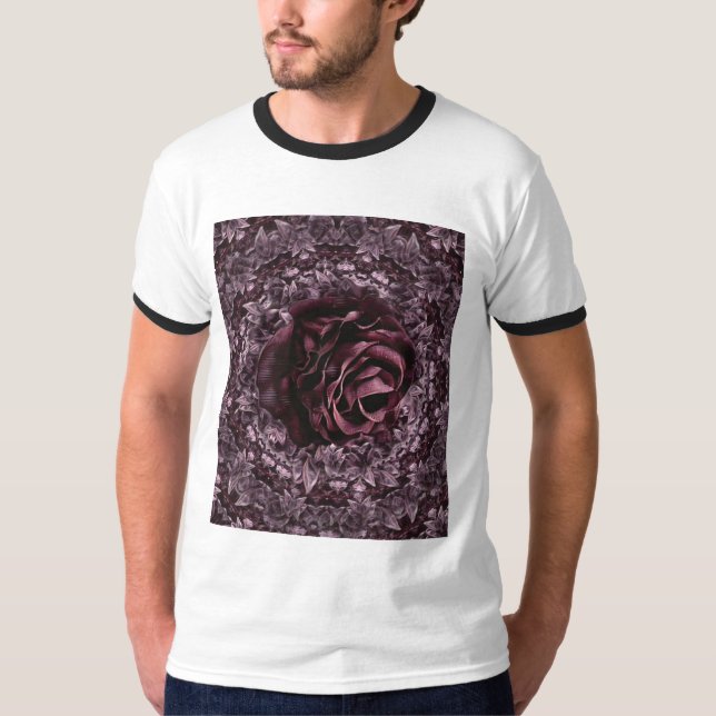 Camiseta Rosa Mandala (Anverso)
