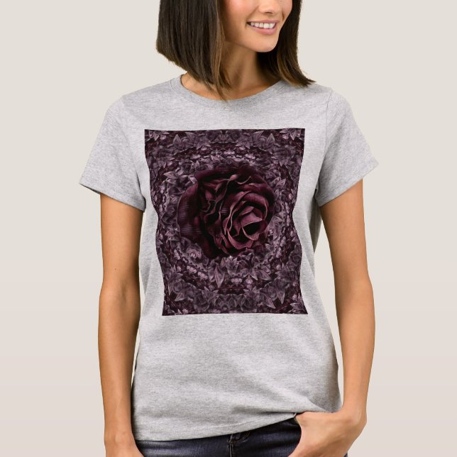 Camiseta Rosa Mandala (Anverso)