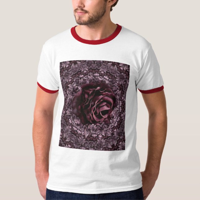 Camiseta Rosa Mandala (Anverso)