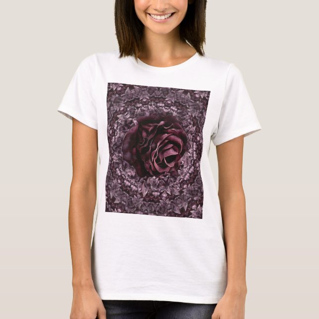 Camiseta Rosa Mandala (Anverso)