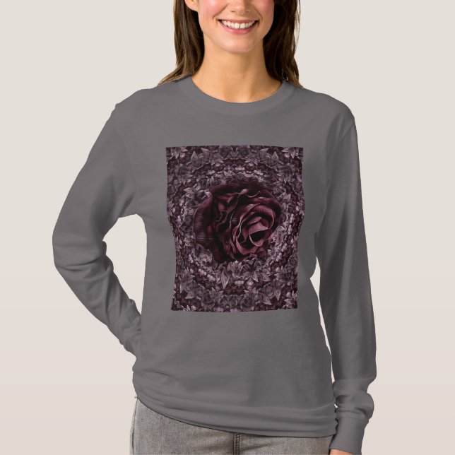 Camiseta Rosa Mandala (Anverso)