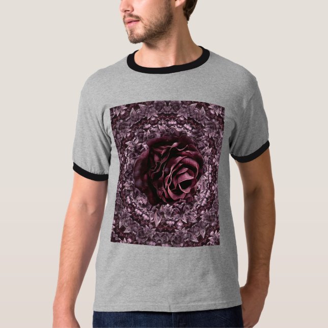 Camiseta Rosa Mandala (Anverso)