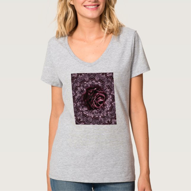 Camiseta Rosa Mandala (Anverso)