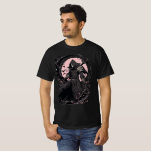 Camiseta Rosa Moon Grim Reaper, Muerte Misma