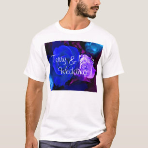 Camiseta Rosa morado azul