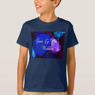 Camiseta Rosa morado azul