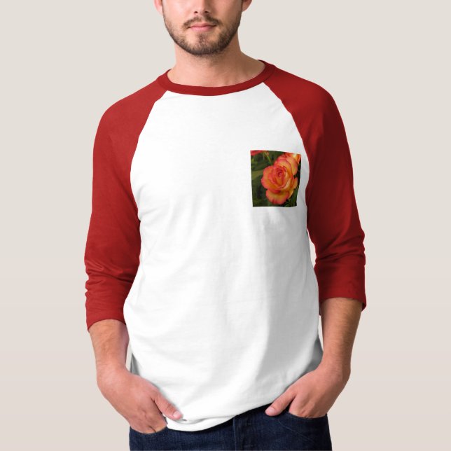 Camiseta Rosa naranja (Anverso)