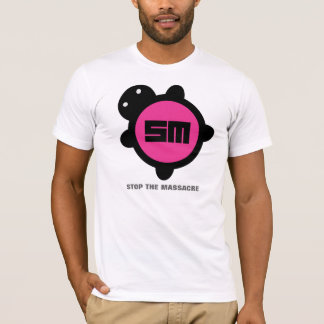 Camiseta Rosa/negro