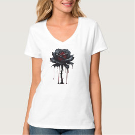 Camiseta Rosa negro de Eerie