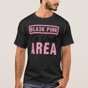 Camiseta Rosa negro en tu área K pop pop coreano pop K pop