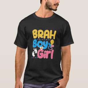 Camiseta Rosa o Azul Brah te Ama Mejor Hermano Eterno Grand