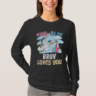 Camiseta Rosa o Azul Bruv Te Ama Mejor Hermano Grande