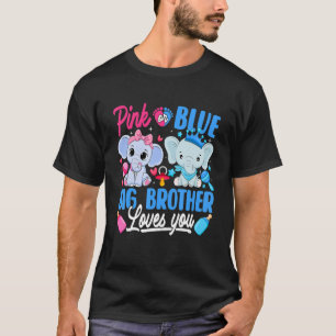 Camiseta Rosa o Azul El Hermano Mayor Te Ama Revelación de 