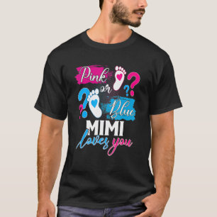 Camiseta Rosa O Azul Mimi Ama A Su Bebé Género Reval Par