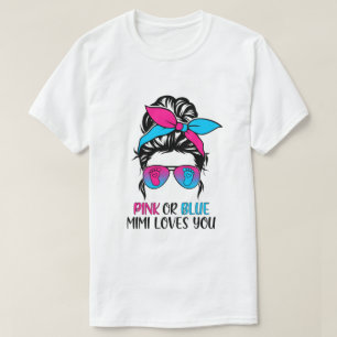 Camiseta Rosa O Azul Mimi Te Ama Género Revelar Gla De Pel