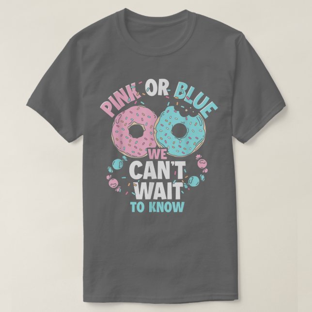 Camiseta Rosa O Azul No Podemos Esperar A Conocer El Género (Diseño del anverso)
